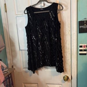 Elementz Black Sequin Blouse